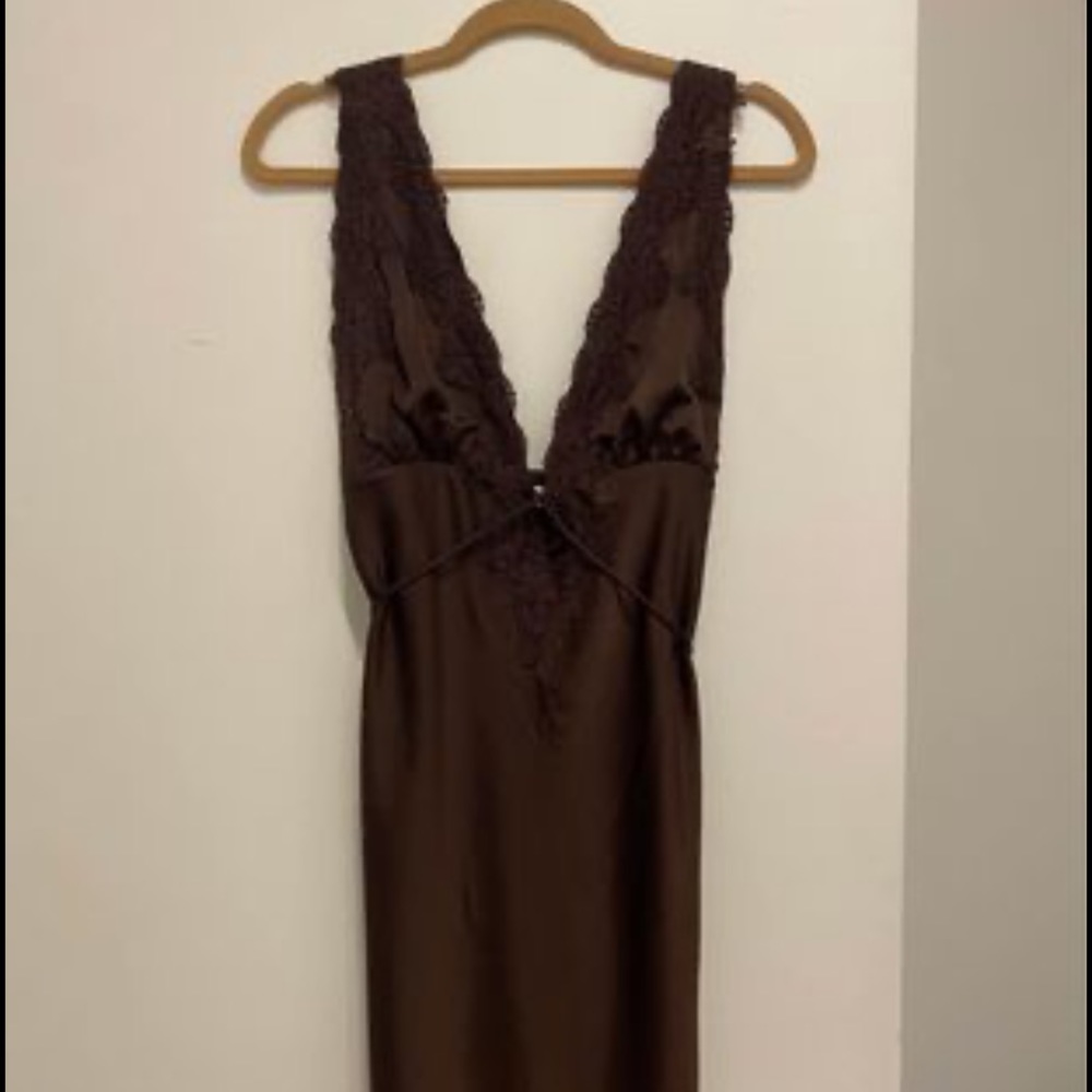 Chocolate Brown Maxi Dress